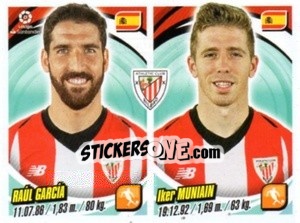 Sticker Raúl García / Iker Muniain - Liga 2018-2019. South America n. 159 - Panini