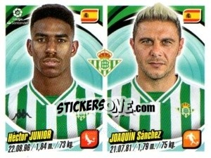 Sticker Héctor Junior / Joaquín Sánchez - Liga 2018-2019. South America n. 164 - Panini