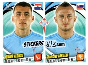 Sticker Júnior Alonso / Stanislav Lobotka - Liga 2018-2019. South America - Panini