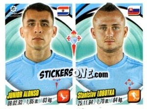 Sticker Júnior Alonso / Stanislav Lobotka - Liga 2018-2019. South America n. 170 - Panini