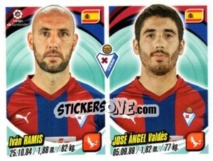 Sticker Iván Ramis / José Ángel Valdés - Liga 2018-2019. South America - Panini