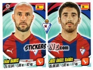 Sticker Iván Ramis / José Ángel Valdés - Liga 2018-2019. South America n. 175 - Panini