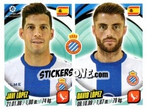 Sticker Javi López / David López - Liga 2018-2019. South America n. 180 - Panini