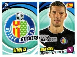 Sticker Escudo / David Soria - Liga 2018-2019. South America n. 185 - Panini