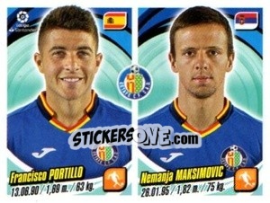 Sticker Francisco Portillo / Nemanja Maksimovic - Liga 2018-2019. South America - Panini