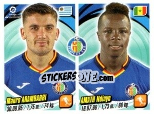 Sticker Mauro Arambarri / Amath Ndiaye - Liga 2018-2019. South America - Panini