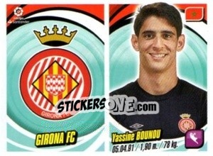 Sticker Escudo / Yassine Bounou - Liga 2018-2019. South America n. 191 - Panini