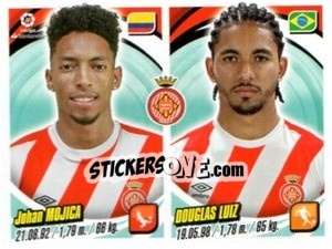 Figurina Johan Mojica / Douglas Luiz - Liga 2018-2019. South America - Panini