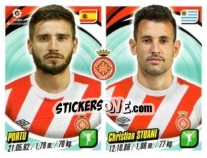 Sticker Portu / Christian Stuani - Liga 2018-2019. South America n. 196 - Panini