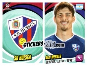 Sticker Escudo / Axel Werner - Liga 2018-2019. South America - Panini