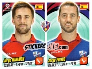 Sticker Jorge Miramón / Jorge Pulido - Liga 2018-2019. South America n. 198 - Panini