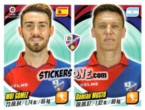 Figurina Moi Gómez / Damián Musto - Liga 2018-2019. South America - Panini