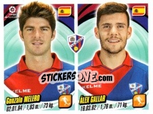 Sticker Gonzalo Melero / Álex Gallar - Liga 2018-2019. South America n. 201 - Panini