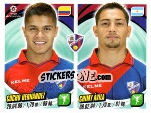 Figurina Gucho Hernández / Chimy Ávila - Liga 2018-2019. South America - Panini