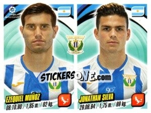 Sticker Ezequiel Muñoz / Jonathan Silva - Liga 2018-2019. South America - Panini