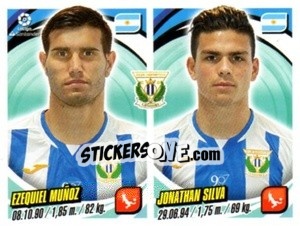 Cromo Ezequiel Muñoz / Jonathan Silva - Liga 2018-2019. South America n. 205 - Panini