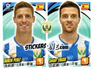 Sticker Rubén Pérez / Javier Eraso - Liga 2018-2019. South America n. 207 - Panini