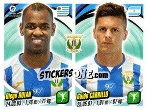 Sticker Diego Rolan / Guido Carrillo - Liga 2018-2019. South America - Panini