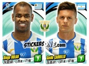 Sticker Diego Rolan / Guido Carrillo - Liga 2018-2019. South America n. 208 - Panini