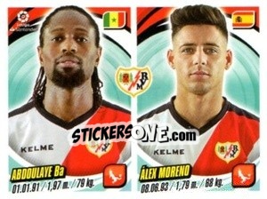 Sticker Abdoulaye Ba / Álex Moreno - Liga 2018-2019. South America - Panini