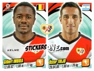Sticker Gilbert Imbula / óscar Trejo - Liga 2018-2019. South America n. 218 - Panini