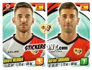 Sticker Álvaro Medrán / Adrián Embarba - Liga 2018-2019. South America - Panini