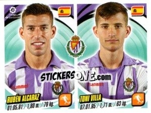Sticker Rubén Alcaraz / Toni Villa - Liga 2018-2019. South America - Panini