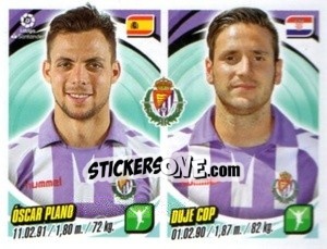 Sticker óscar Plano / Duje Cop - Liga 2018-2019. South America - Panini