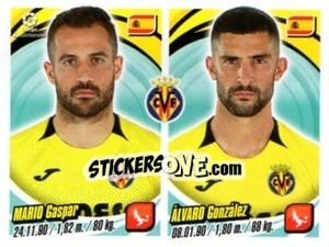 Sticker Mario Gaspar / Álvaro González - Liga 2018-2019. South America n. 240 - Panini