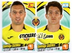 Sticker Santiago Cazorla / Santiago Cáseres - Liga 2018-2019. South America n. 242 - Panini