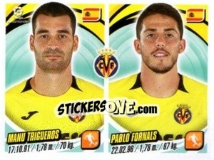 Cromo Manu Trigueros / Pablo Fornals