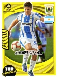 Cromo Carrillo - Liga 2018-2019. South America n. 252 - Panini