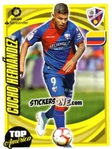 Cromo Cucho Hernández - Liga 2018-2019. South America - Panini