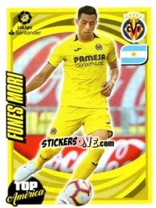 Sticker Funes Mori - Liga 2018-2019. South America n. 256 - Panini
