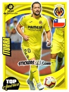 Cromo Iturra - Liga 2018-2019. South America - Panini