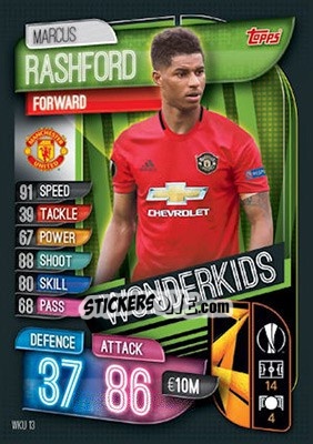 Cromo Marcus Rashford