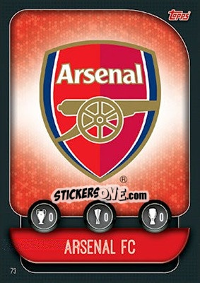 Sticker Team Badge / Laurent Koscielny - UEFA Champions League 2019-2020. Match Attax. UK Edition n. 73 - Topps