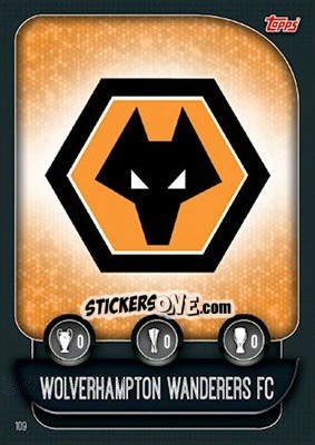 Sticker Team Badge / Conor Coady - UEFA Champions League 2019-2020. Match Attax. UK Edition n. 109 - Topps