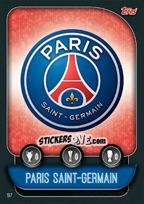 Sticker Team Badge / Thiago Silva - UEFA Champions League 2019-2020. Match Attax. UK Edition n. 197 - Topps