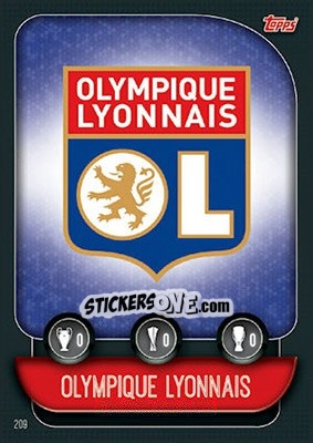 Sticker Team Badge / Nabil Fekir - UEFA Champions League 2019-2020. Match Attax. UK Edition n. 209 - Topps