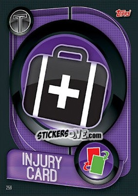 Sticker Injury Card - UEFA Champions League 2019-2020. Match Attax. UK Edition n. 256 - Topps