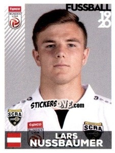 Sticker Lars Nussbaumer - Österreichische Fußball Bundesliga 2019-2020 - Panini