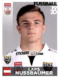 Cromo Lars Nussbaumer - Österreichische Fußball Bundesliga 2019-2020 n. 243 - Panini