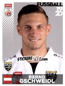 Cromo Bernd Gscheidl - Österreichische Fußball Bundesliga 2019-2020 n. 247 - Panini