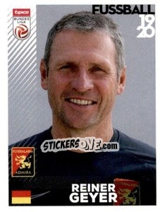 Cromo Reiner Geyer - Österreichische Fußball Bundesliga 2019-2020 n. 254 - Panini