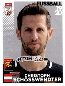 Sticker Christoph Schösswendtner - Österreichische Fußball Bundesliga 2019-2020 - Panini