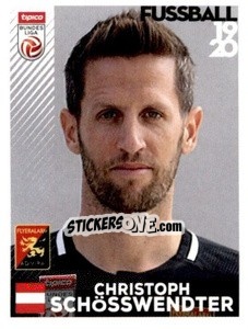 Figurina Christoph Schösswendtner - Österreichische Fußball Bundesliga 2019-2020 n. 261 - Panini