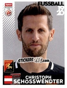 Cromo Christoph Schösswendtner - Österreichische Fußball Bundesliga 2019-2020 - Panini