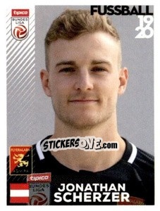 Figurina Jonathan Scherzer - Österreichische Fußball Bundesliga 2019-2020 n. 262 - Panini