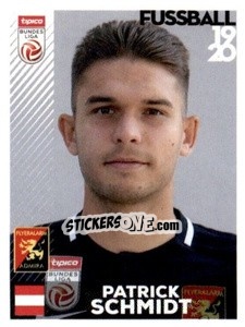 Figurina Patrick Schmidt - Österreichische Fußball Bundesliga 2019-2020 n. 275 - Panini